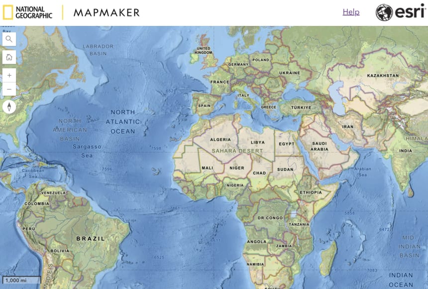 As of November 2023, the latest version of MapMaker includes new features that will better enable users to examine maps and data to explore the Earth’s interconnected systems.