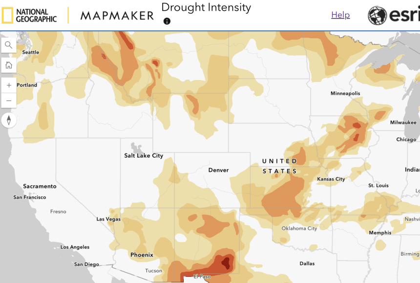 A drought is a natural hazard and a normal part of climate variability characterized by an extended period of dryness or a deficiency or lack of precipitation.