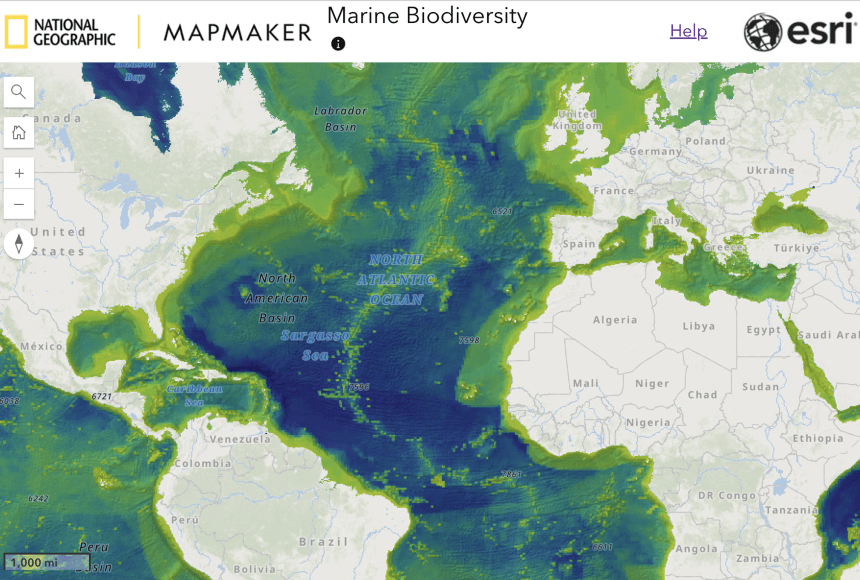 Scientists can use data on marine biodiversity to prioritize areas for conservation and the creation of Marine Protected Areas.