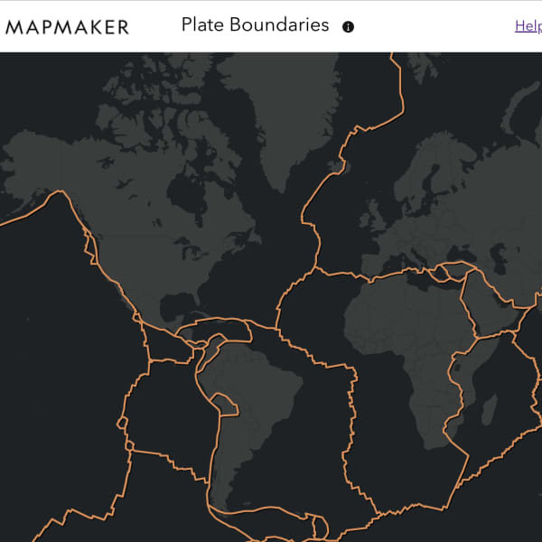 A Map Of Tectonic Plates And Their Boundaries MapMaker Plate Boundaries