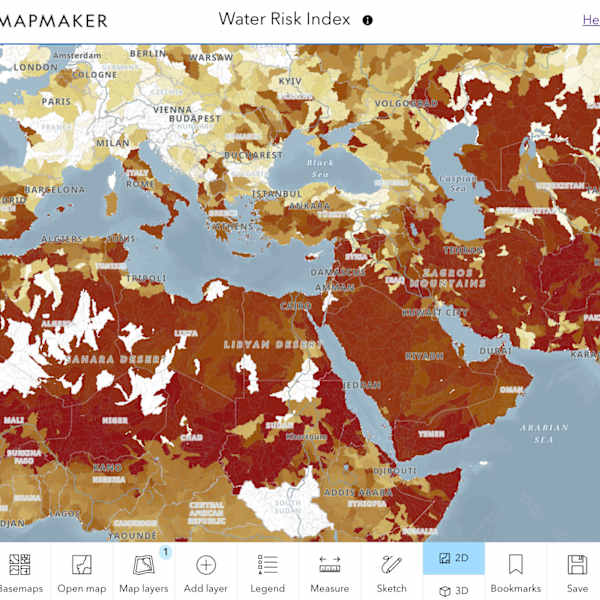 MapMaker: Water Risk Index