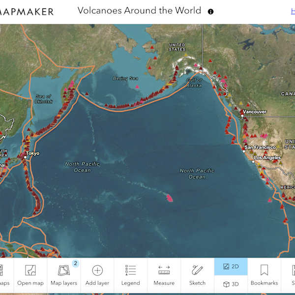 MapMaker: Volcanoes