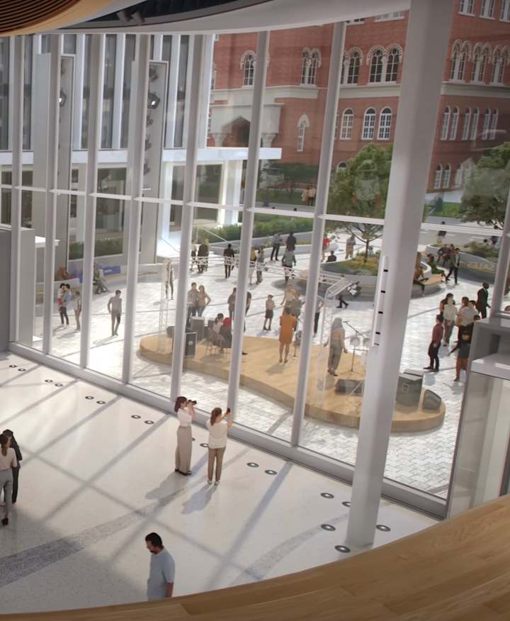 Rendering of the Pavilion at the National Geographic Museum.