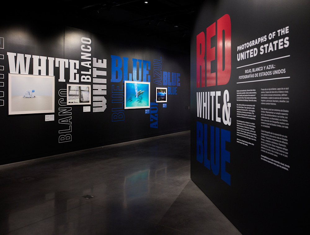 Red, White and Blue Gallery in the National Geographic Museum of Exploration.