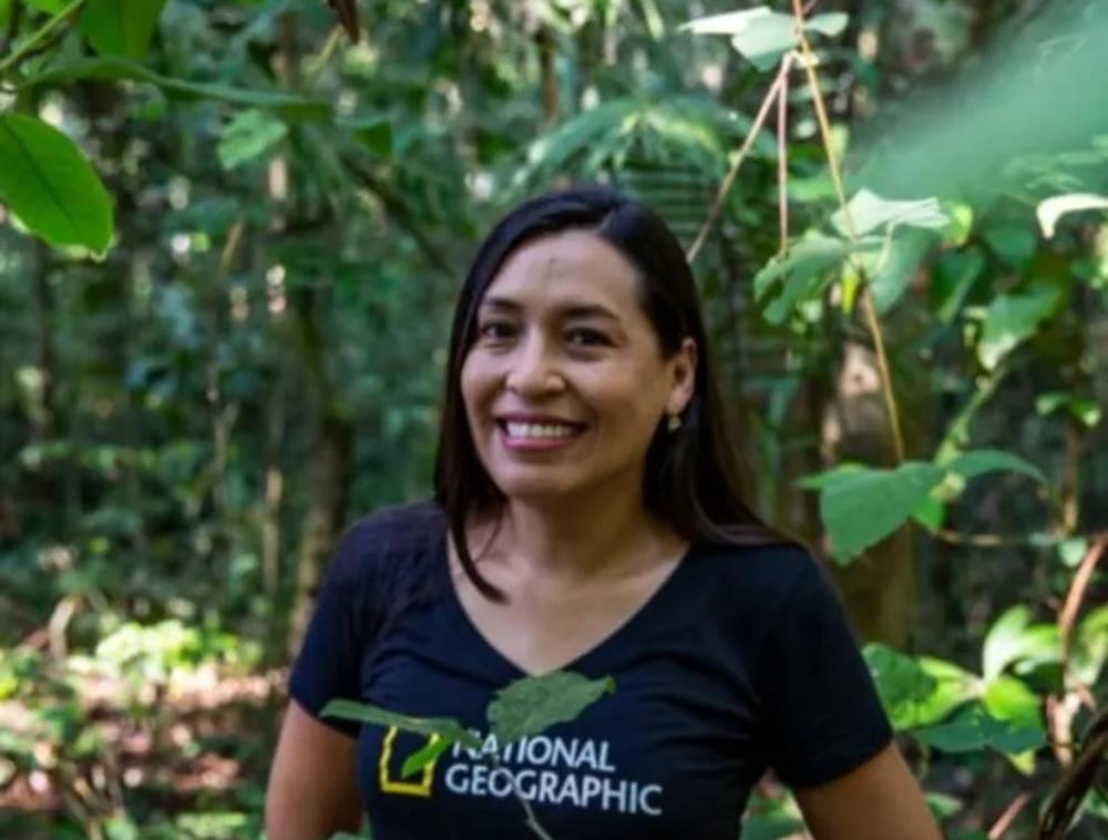 Photo of Carmen Carmen Chavez in the field
