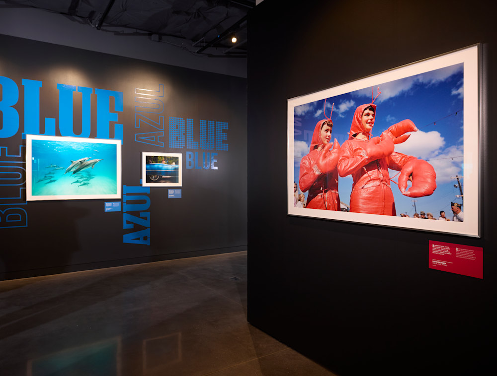 The Red, White and Blue photography exhibition.