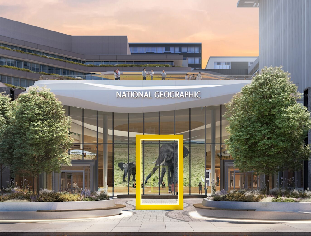 Rendering of the National Geographic Museum Courtyard
