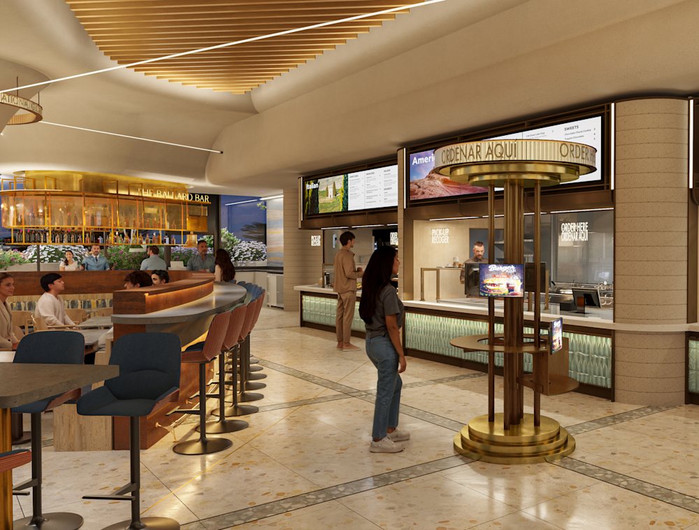Rendering of the Explorers Eatery at the National Geographic Museum.