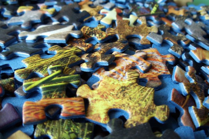 Picture of puzzle pieces.