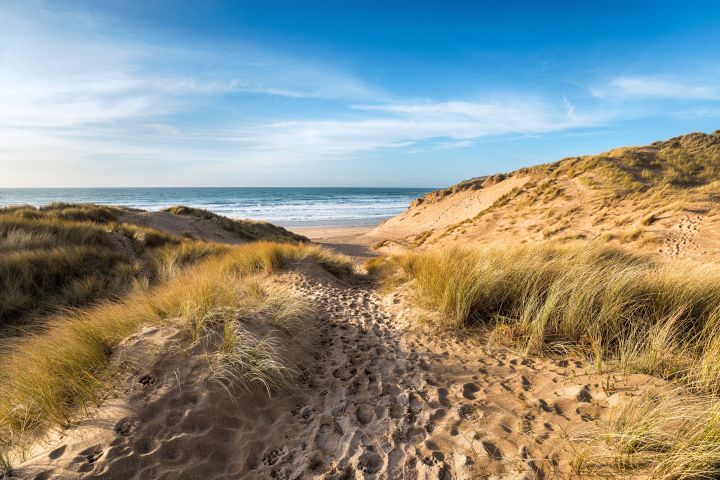 Photo of a sandy beach
