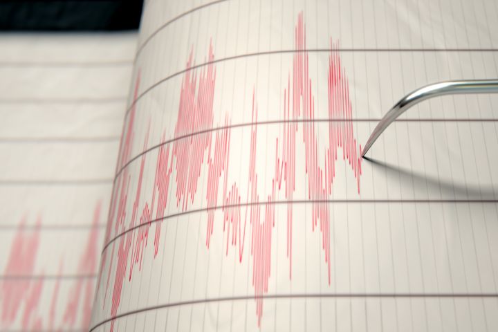 Seismographs are machines used to measure movements and vibrations travelling through the ground, and can detect earthquakes, volcanic eruptions, and other seismic events.