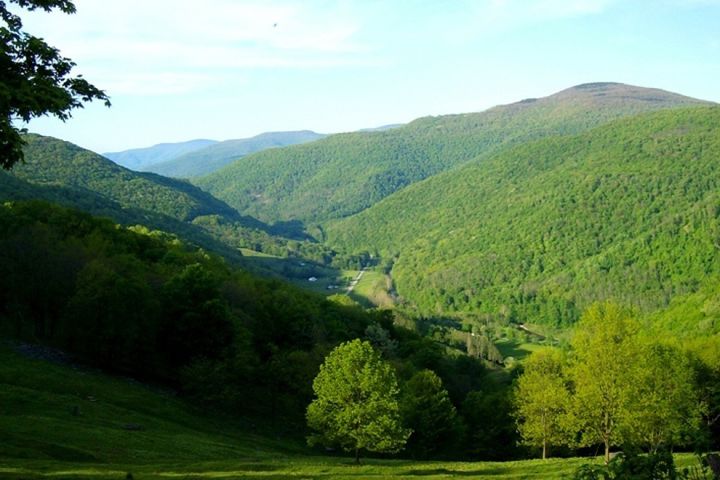 Fold mountains found in West Virginia