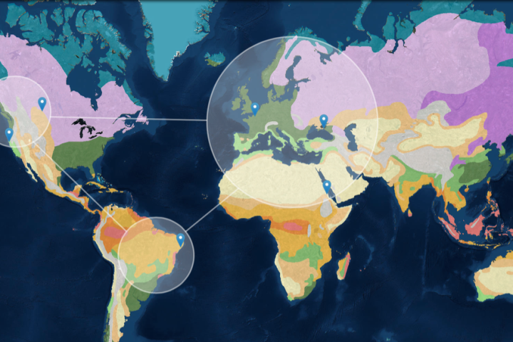 MapMaker allows you to choose from a variety of base maps depending on the information you want to display on your map. Access these maps by clicking on the tab labeled “Base Maps.” Only one base map can be activated at a time.