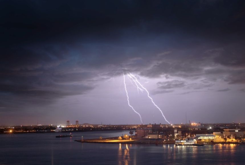 Surface Tension and Lightning
