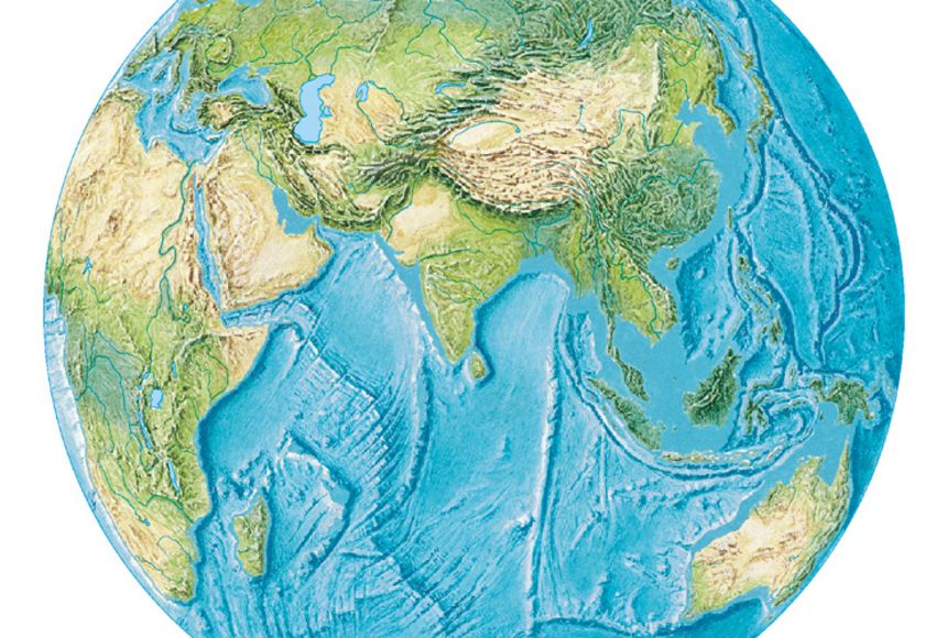 eastern hemisphere continents map