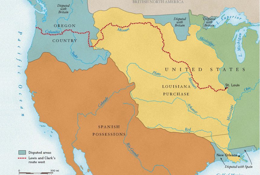 Louisiana Purchase Map Before And After   Exploring The Louisiana Purchase 