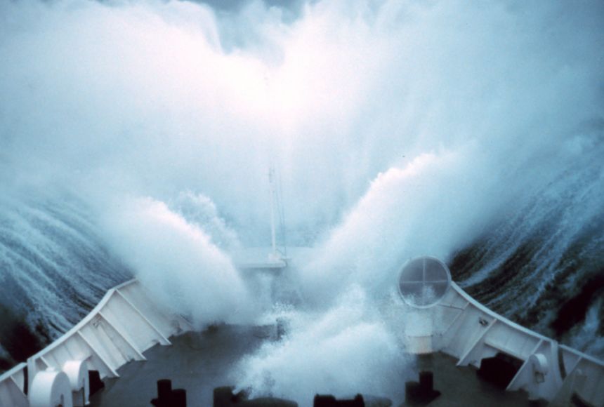 Rogue Wave photographed by Richard Behn while working as a NOAA Corp
