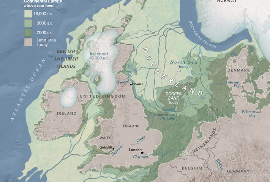 Map showing approximate locations of major archaoelogical traditions in