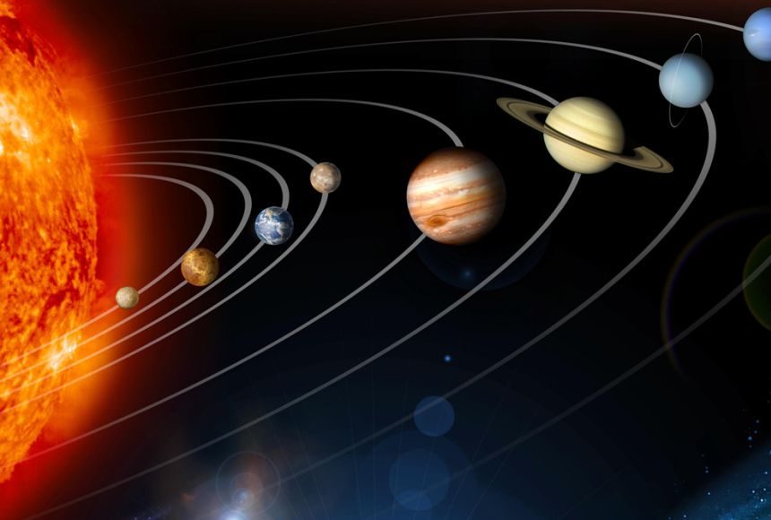 solar system models names