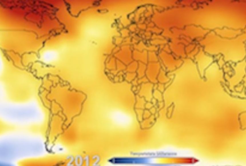 Global Temperature Anomalies 1880-2012e