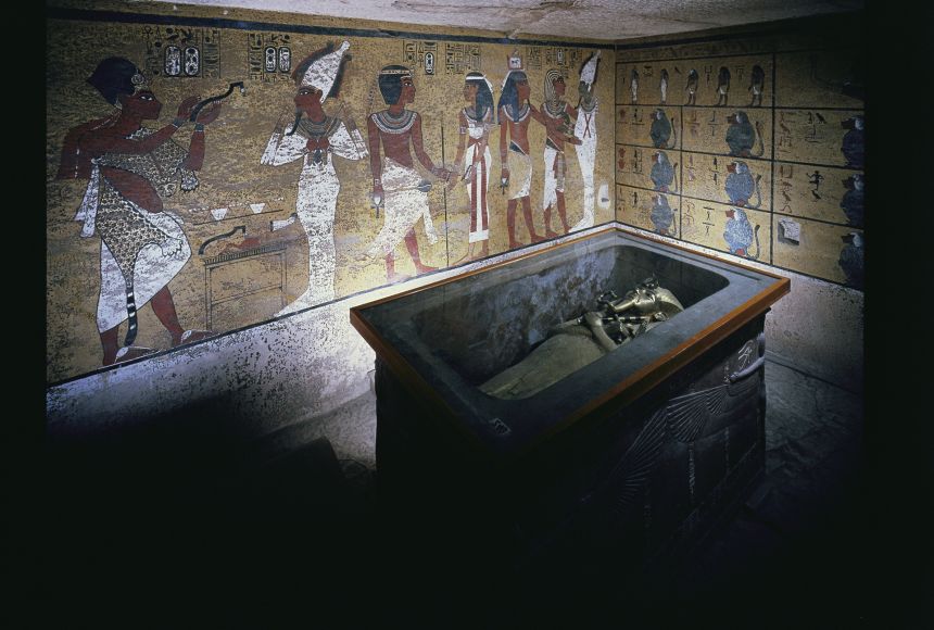 egyptian female sarcophagus