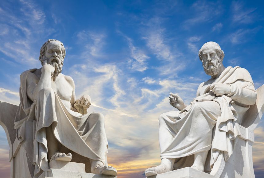 Socrates and Plato are two famous Greek philosopher's whose ideas still impact society today.