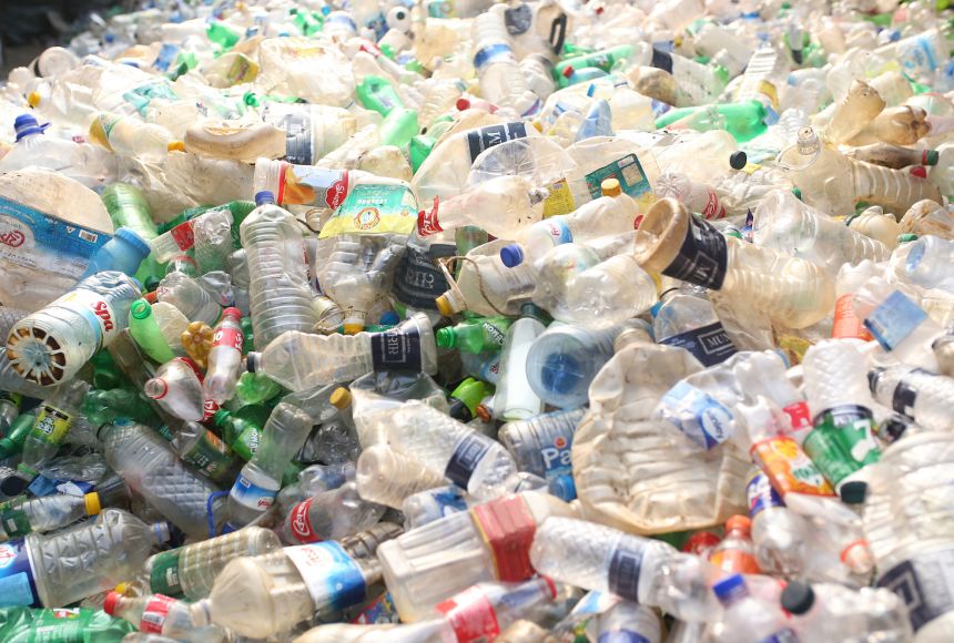 Almost no plastic bottles get recycled into new bottles