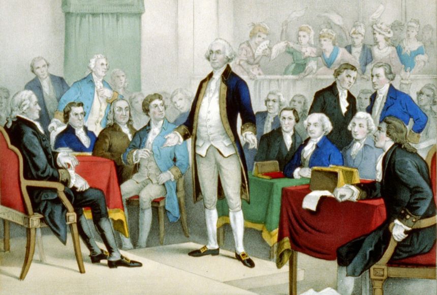 In the 1770s, the Continental Congress, composed of many of the United States' eventual founders, met to respond to a series of laws passed by the British Parliament that were unpopular with many of the colonists.