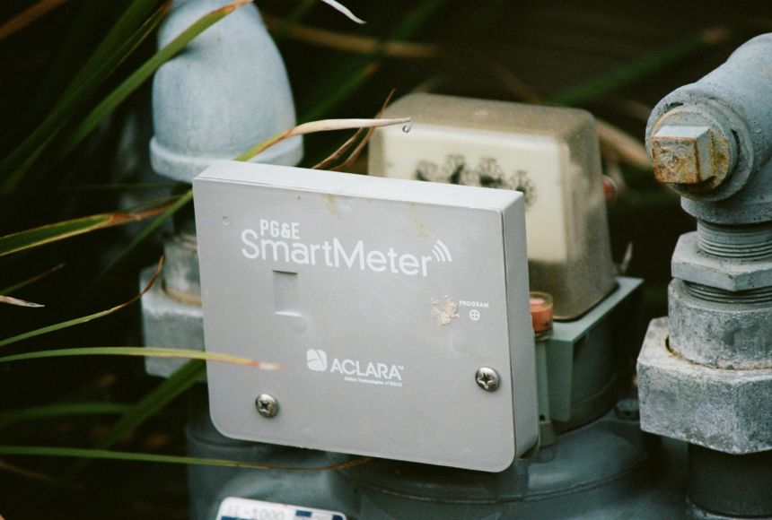 Smart meters, like this smart natural gas meter, wirelessly send power usage rates to help cut down wasted energy use.