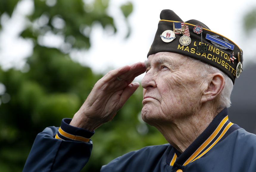 Veterans are often seen as one of the most respected groups in the United States. This veteran celebrates his service and that of his colleagues in one of the many Veteran's Day parades thrown every year in the United States.