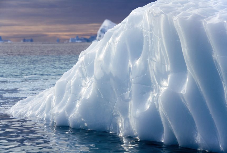 Glaciers are disappearing, melting faster than they can be replenished, like this glacier located in Greenland. Melting is happening faster in Greenland and the rest of the Arctic, which is warming faster than anywhere else on Earth.