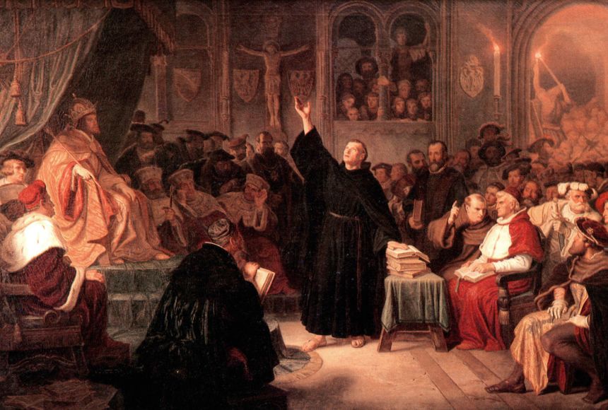 Martin Luther, a German teacher and a monk, brought about the Protestant Reformation when he challenged the Catholic Church's teachings starting in 1517.