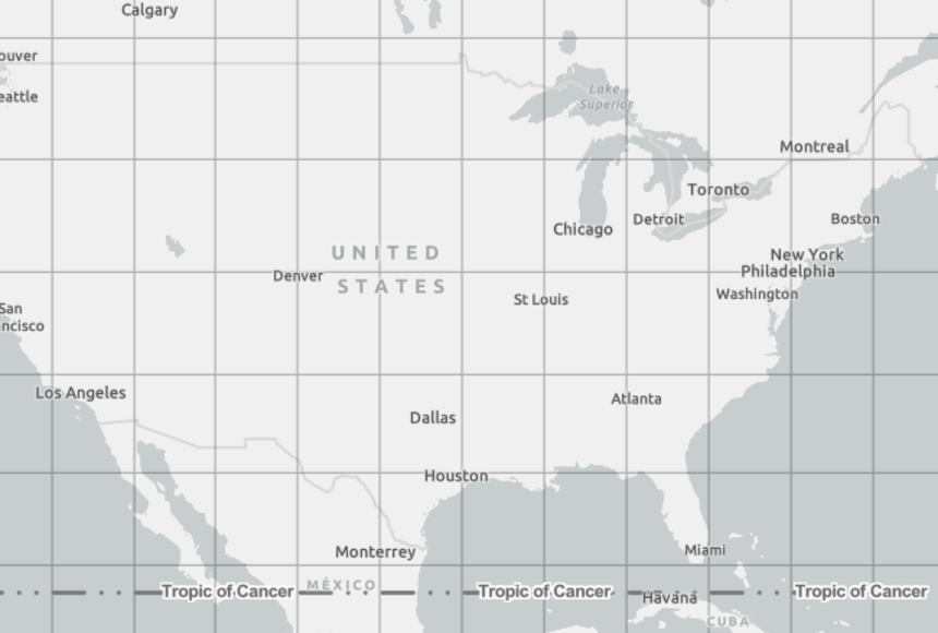 world map printable with latitude and longitude