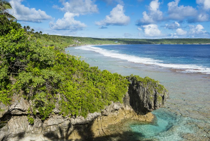 Unlike many other South Pacific islands, Niue doesn't have low-lying, sandy beaches. The island rests on a raised coral reef.