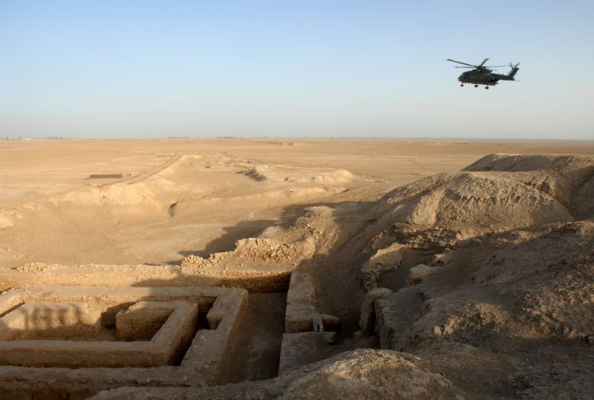 Located in what is now Warka, Iraq, the city of Uruk was among the first cities in history. The once-fertile land, part of what was known as the Fertile Crescent, is now a desert.