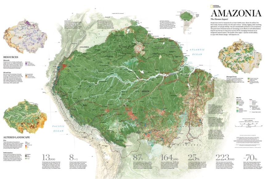 amazon river map for kids