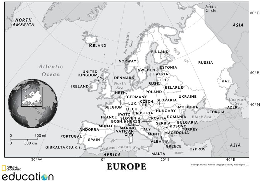 Europe: Human Geography