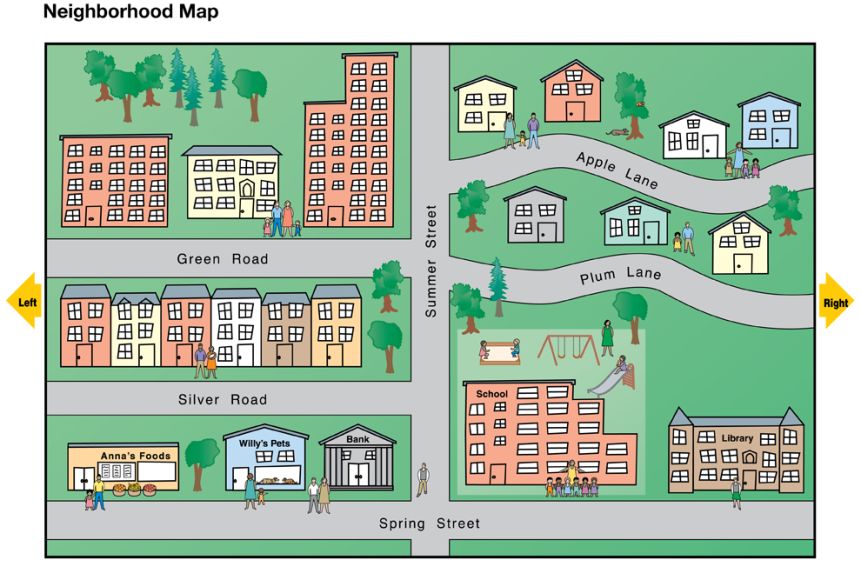 simple maps for kids