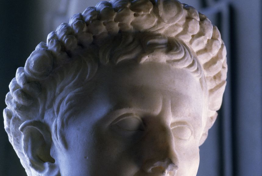 This statue is thought to depict Caesar Augustus, the first emperor of the Roman Empire.