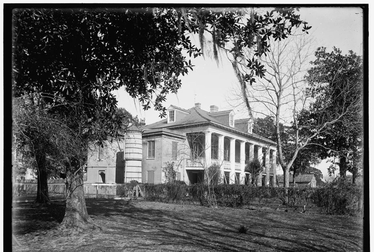 Photo of the Bonzano House, used by Andrew Jackson during the Battle of New Orleans
