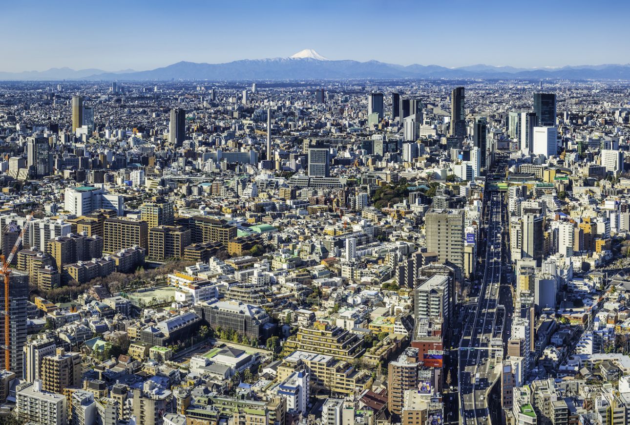 More people in the world are living in urban areas like Tokyo, Japan, which is one of the largest cities in the world.