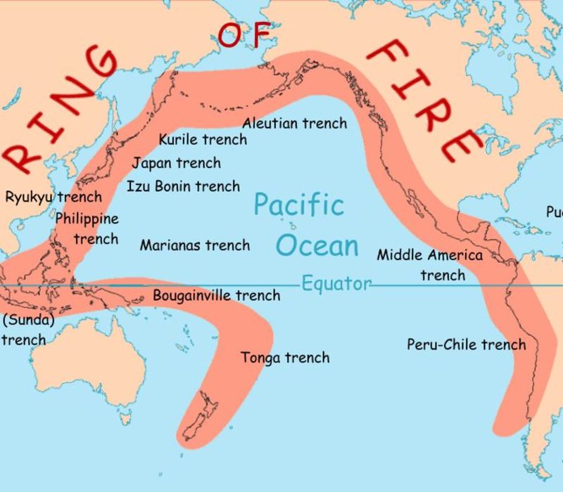 san andreas fault world map