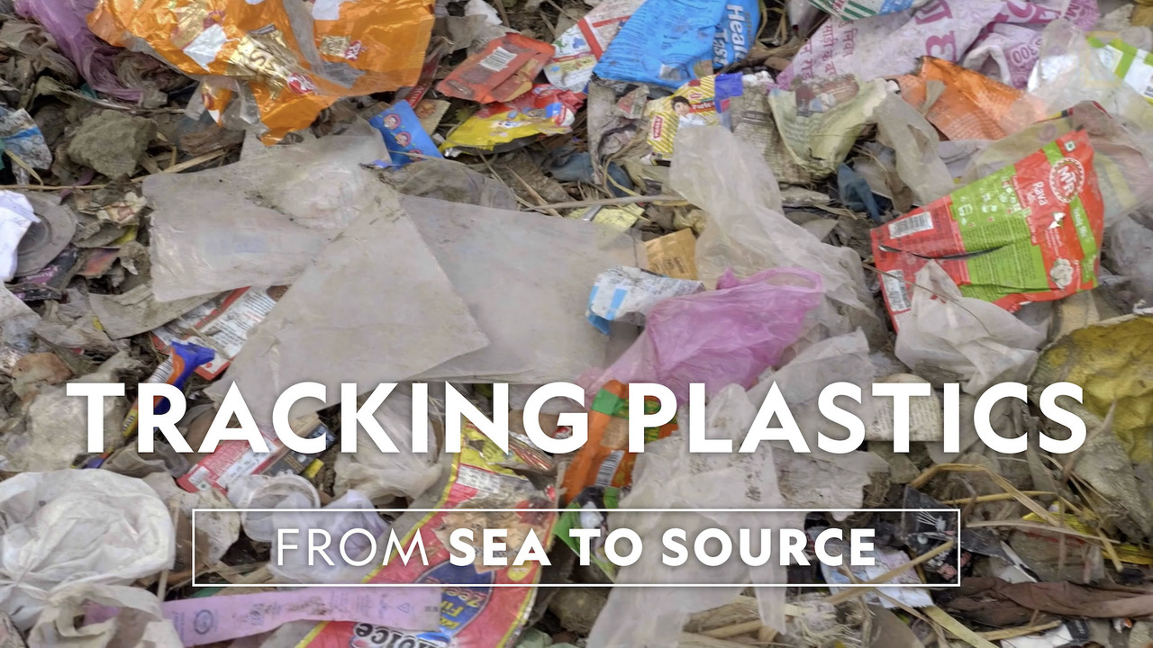 We put dozens of trackers in plastic bags for recycling. Many were