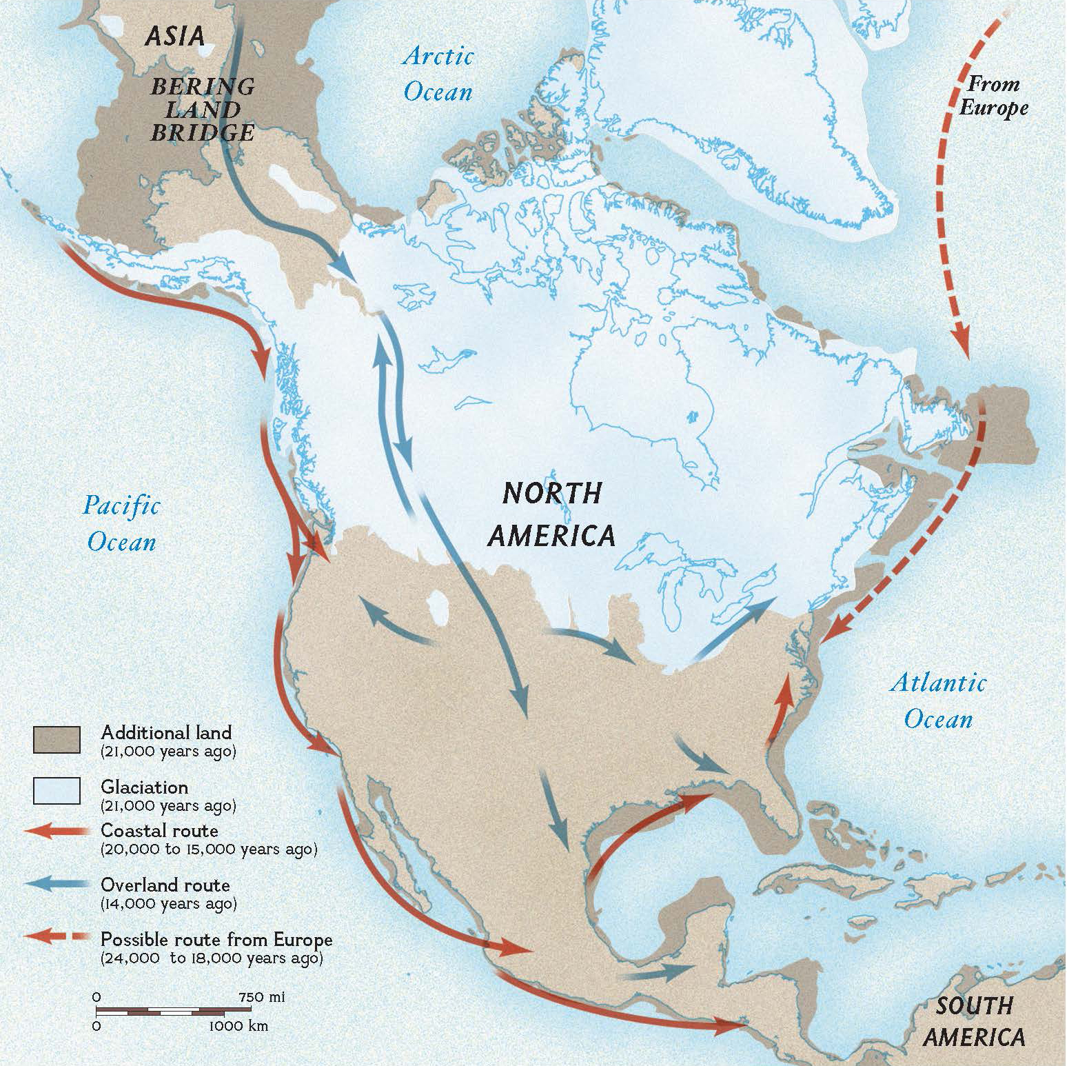 bering strait map for kids