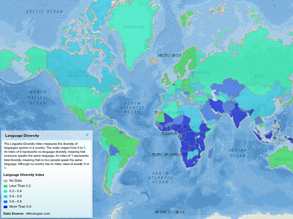 world diversity map