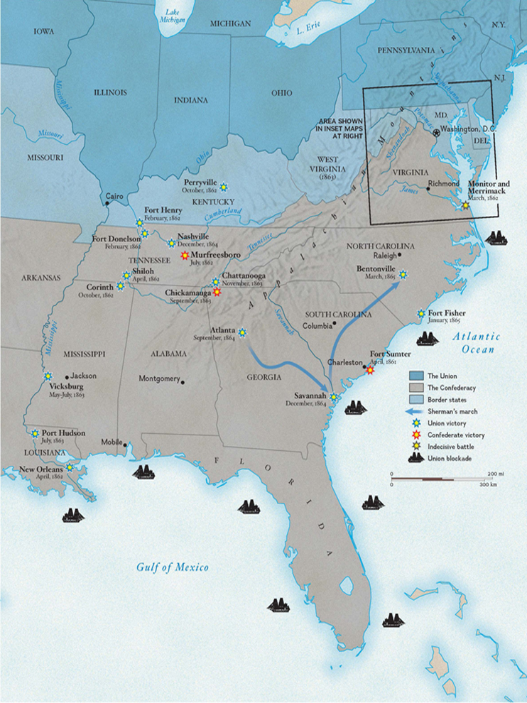 The Battles Of The U.S. Civil War