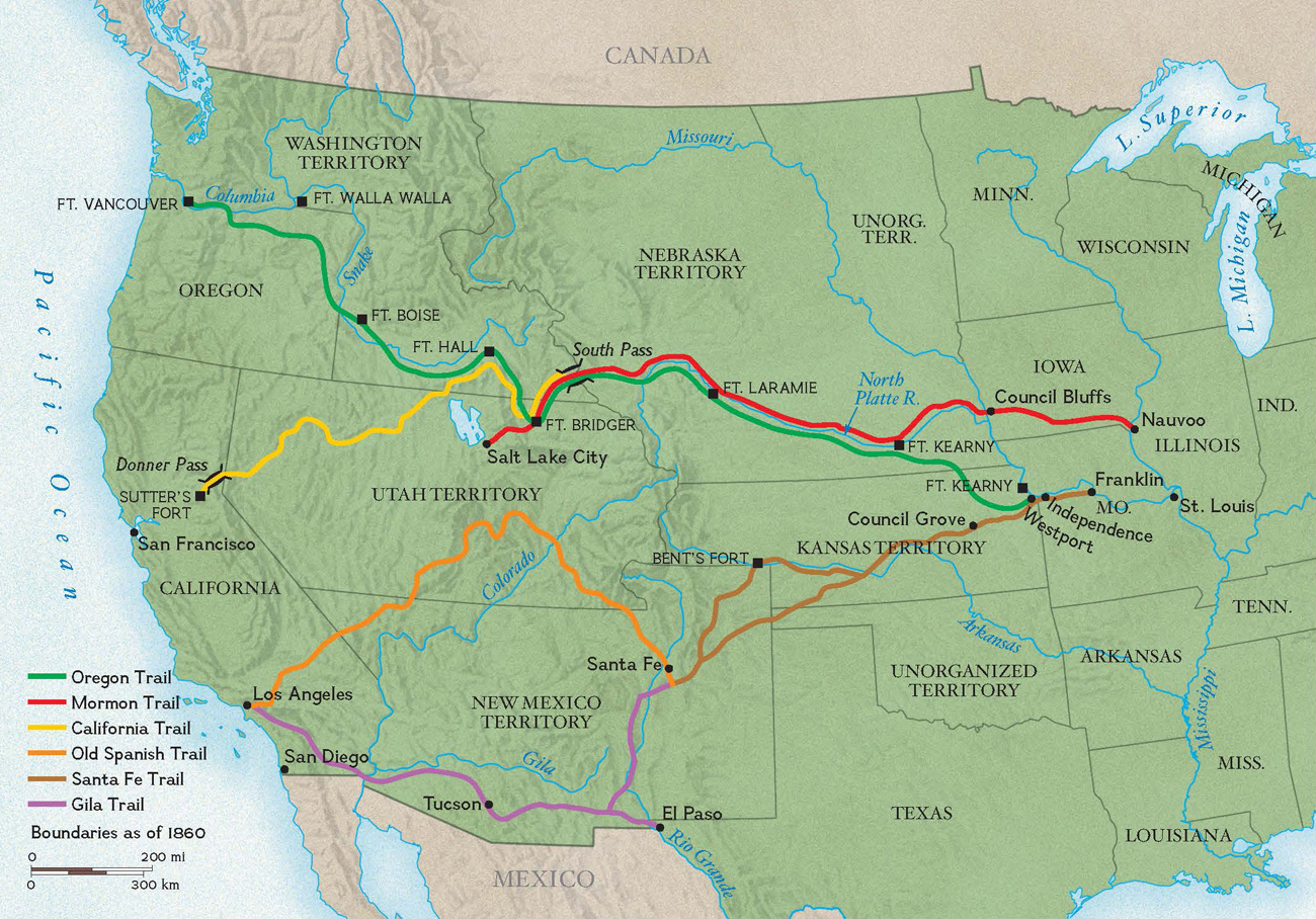 trails west map 1850        <h3 class=