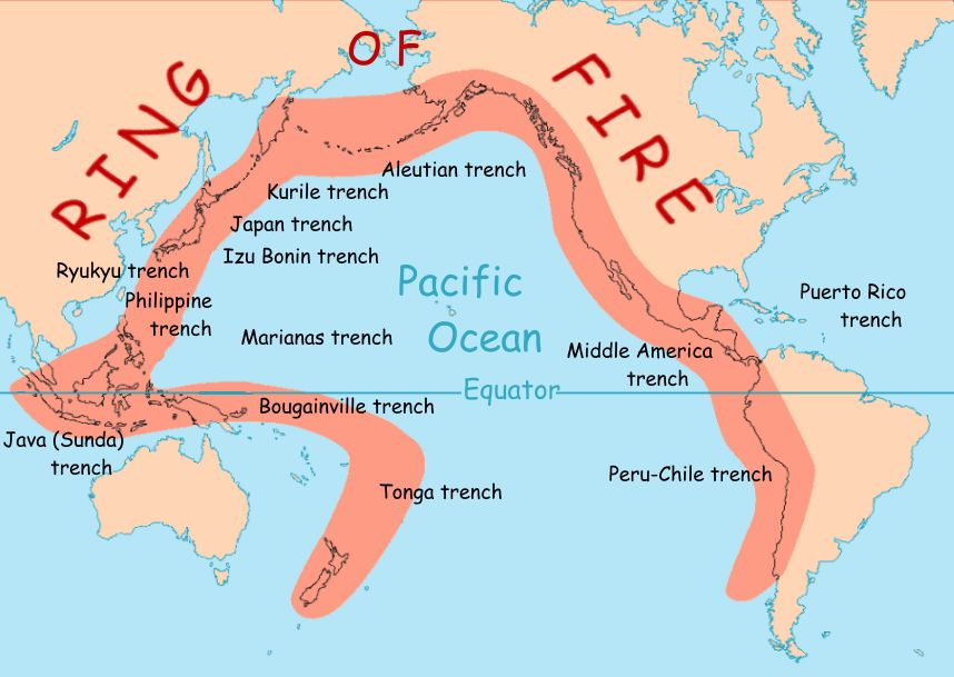 Bestuiver hoe vaak knal Plate Tectonics and the Ring of Fire