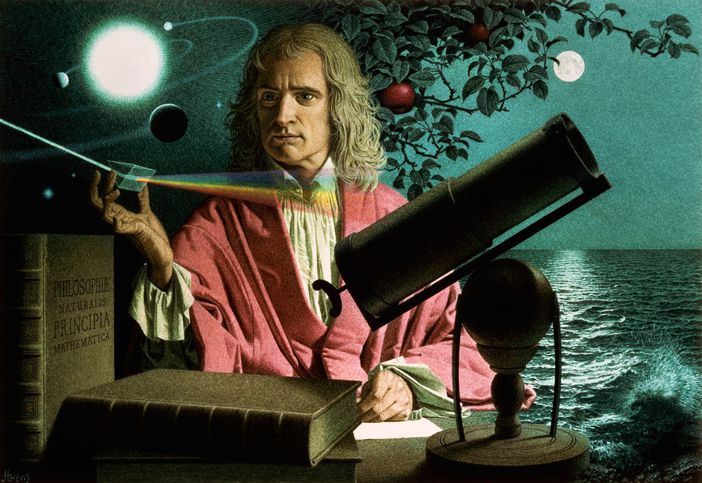 Isaac Newton alive and kicking