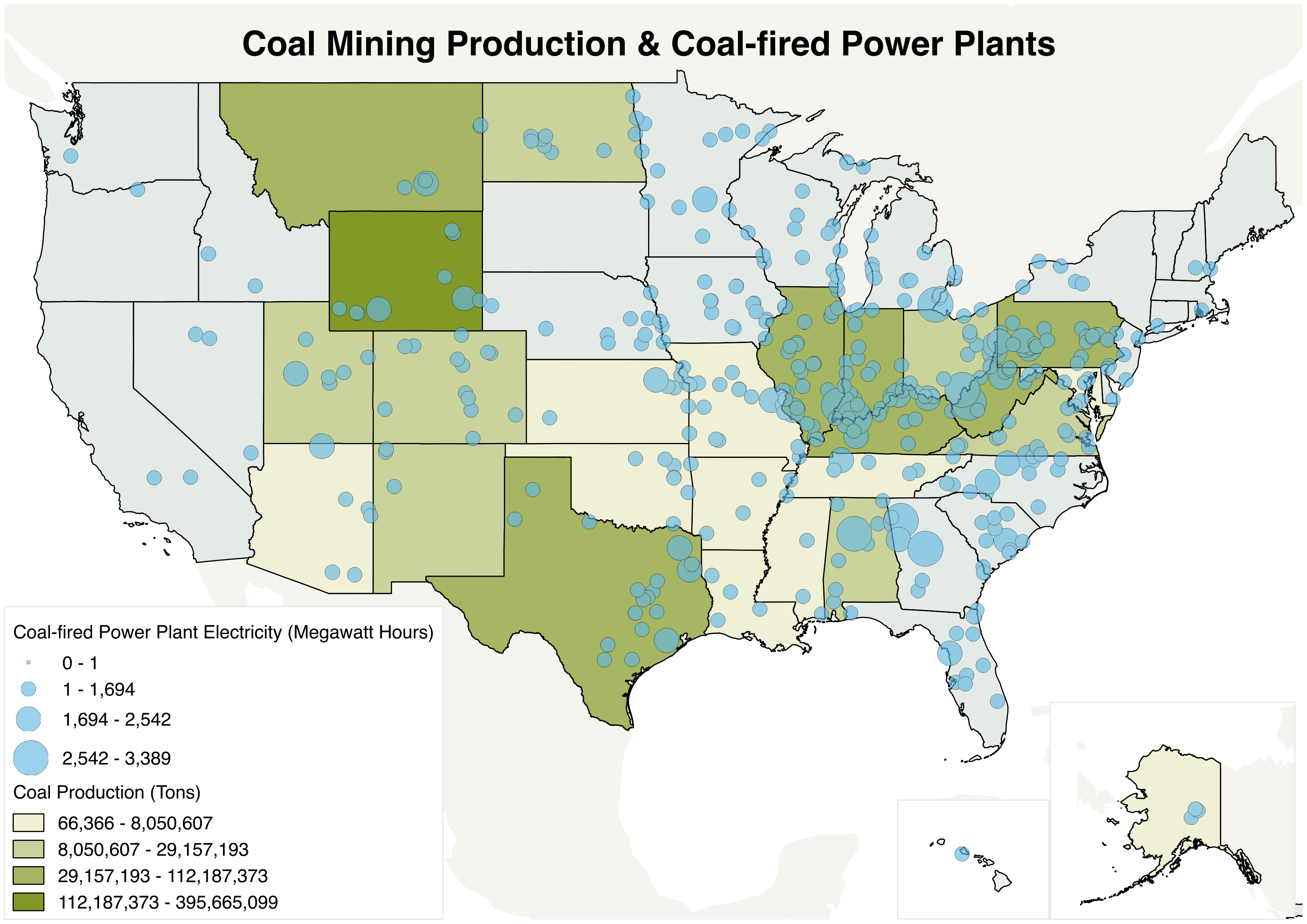 Coal Reserves Map U S